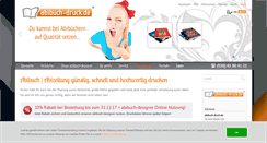 Desktop Screenshot of abibuch-druck.de