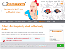 Tablet Screenshot of abibuch-druck.de